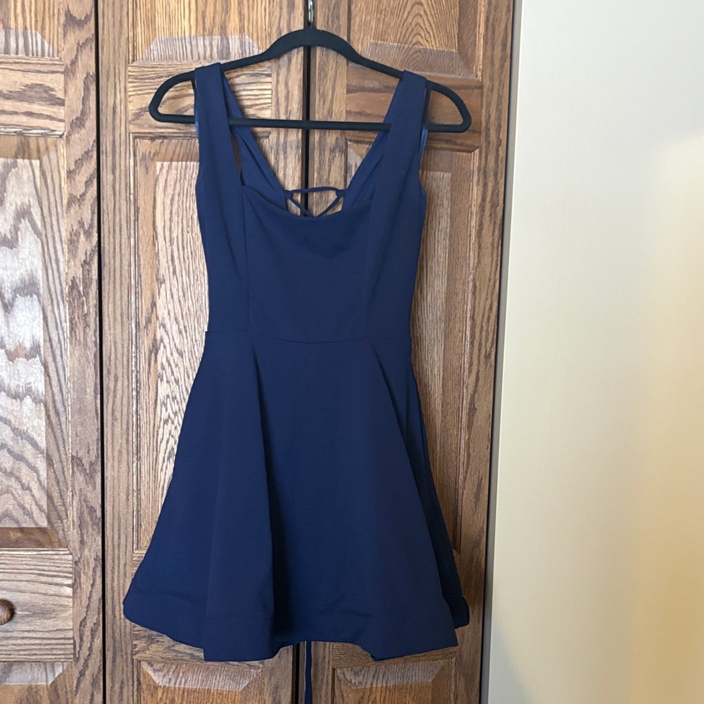 Windsor Navy Blue Mini Dress